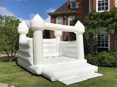 commercial inflatable wedding castle white jumper white jumper inflatable